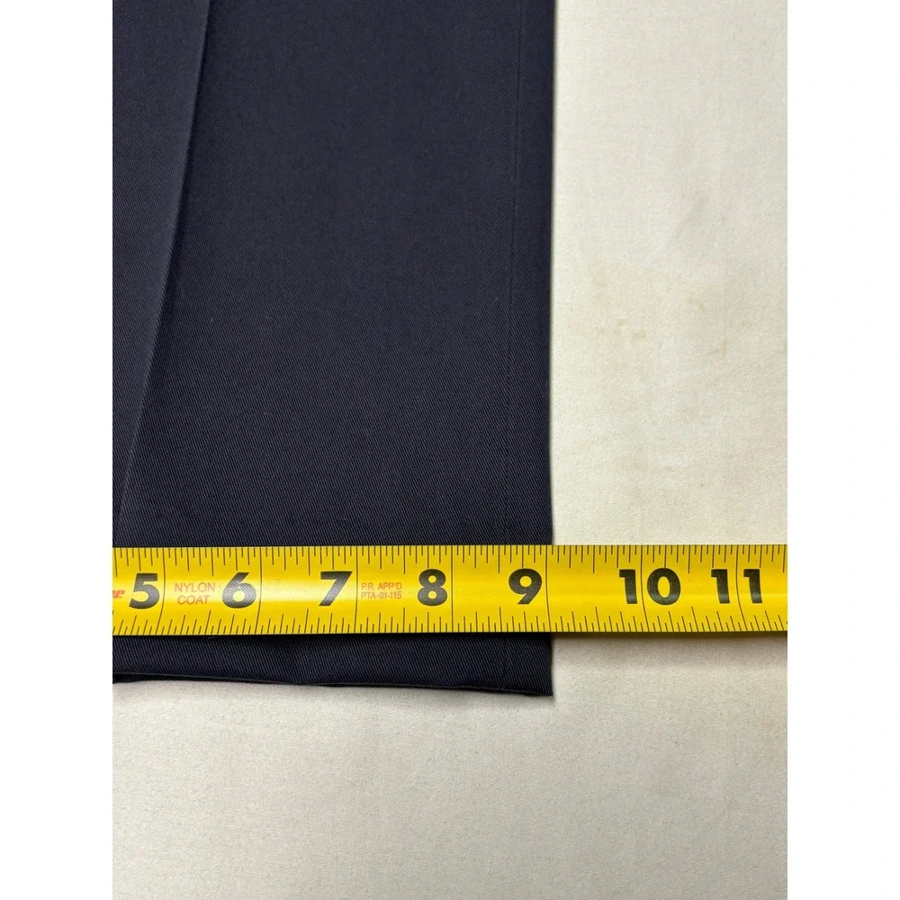 LL Bean Classic Fit Navy Blue Cotton Chinos Mens 36 x 36 Straight Leg Pants